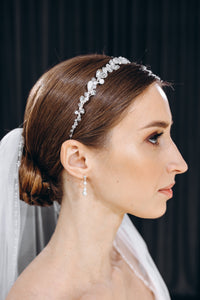 Crystal bridal headband