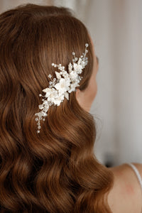 Pearl bridal hair comb