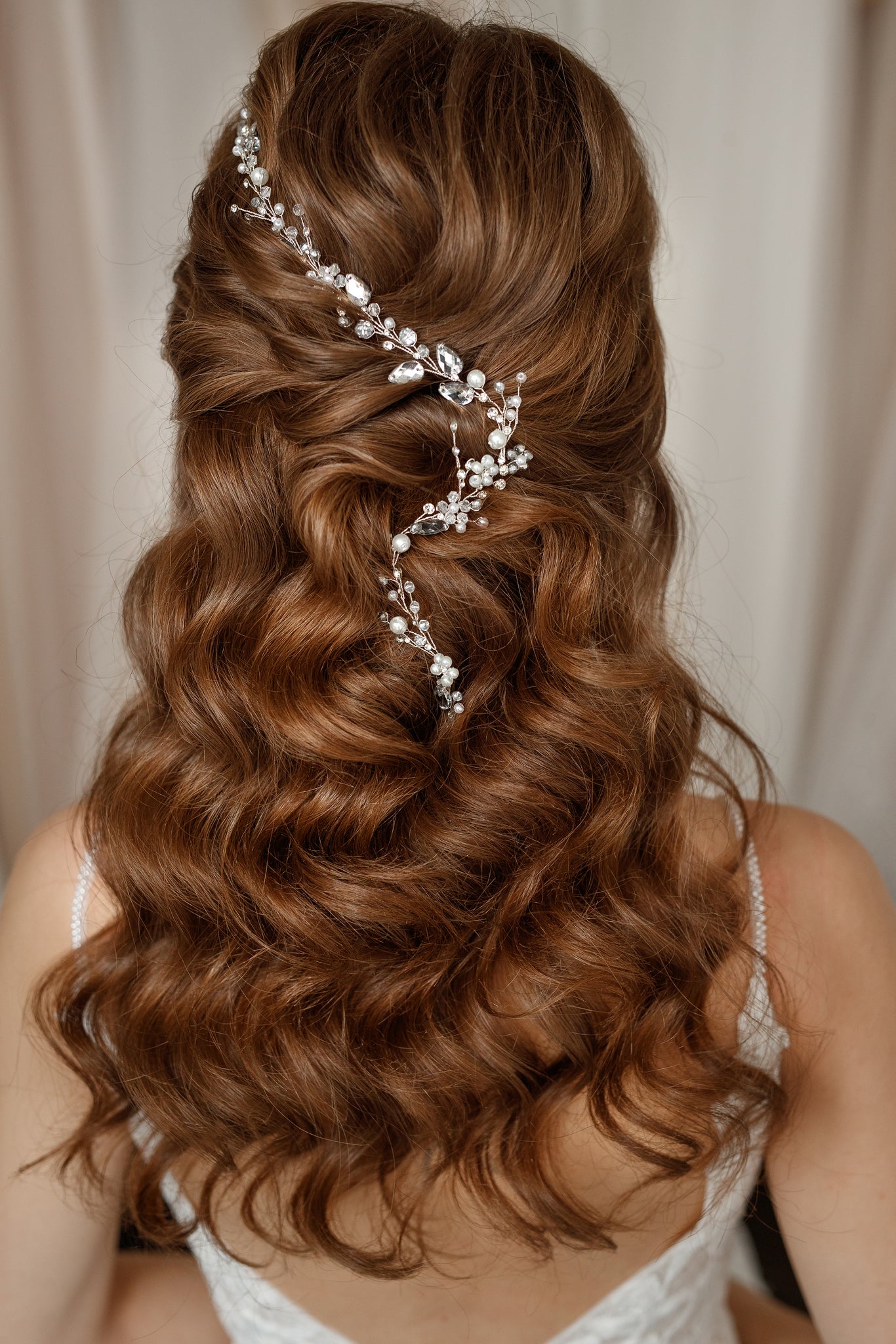 Bridal hair piece, boho wedding hair accessories