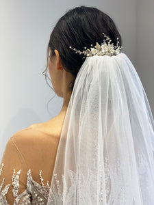 Pearl bridal hair comb
