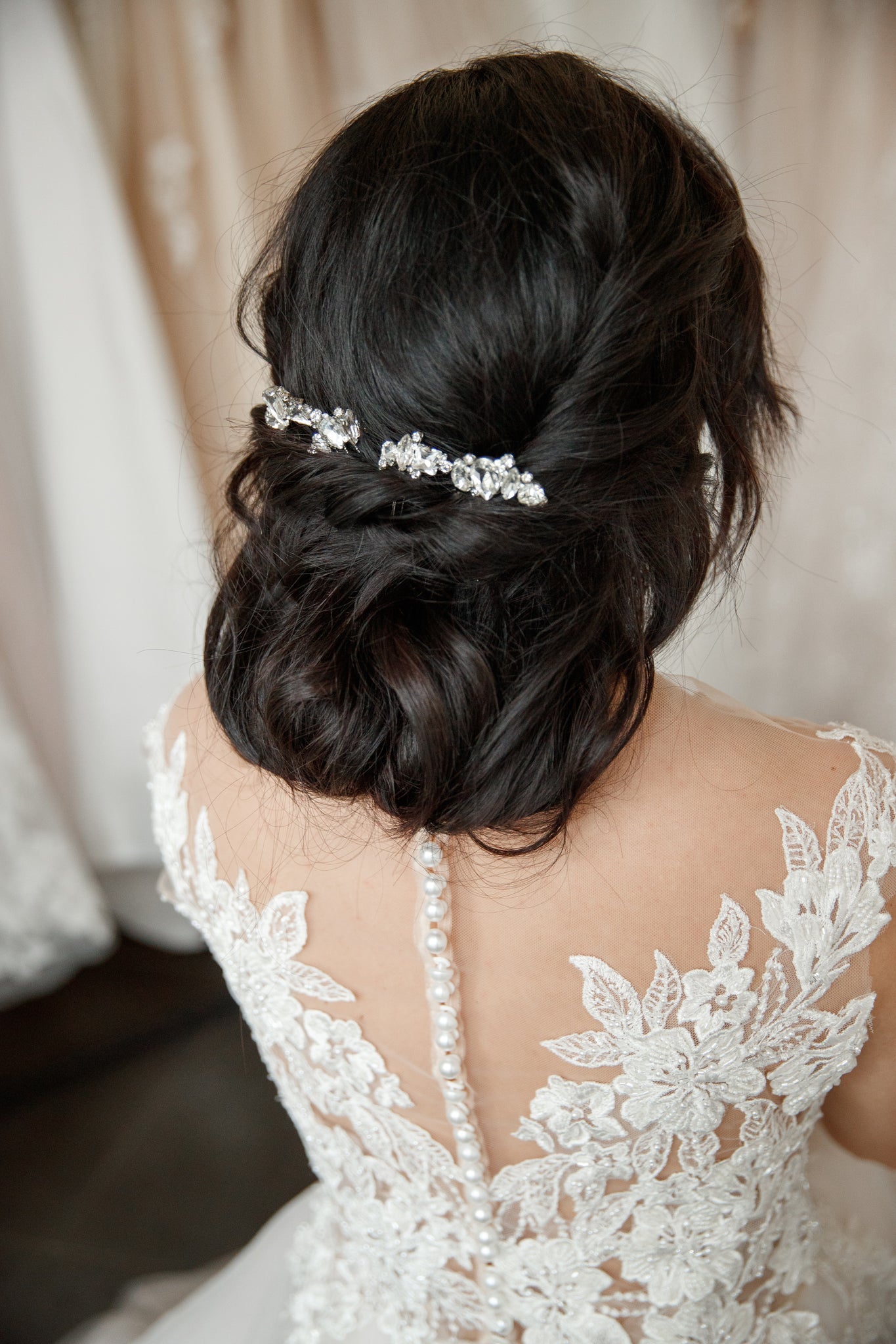 Crystal bridal hair pins