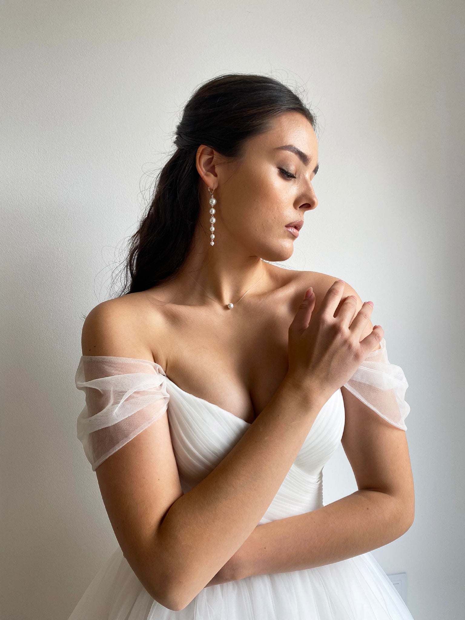 Pearl bridal jewelry set – VeroBride - Main Image